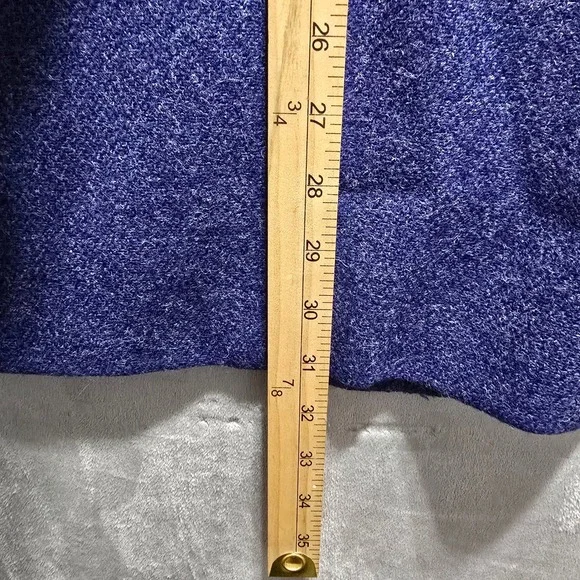 JONES NEW YORK Womens Blazer Jacket Royal Blue Wool‎ Blend Velvet Collar Size 16 - Picture 6 of 11